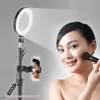 6Inch Dimmable Desktop Selfie LED Ring Light with Phone Holder Camera Ringlight For YouTube Video Live Photo Photography Studio