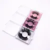 25 mm Mink Eyelashes Dramatic Long Mink Lashes Makeup Full Strip Lashes 25mm False Eyelashes 3D Mink Eyelashes Reusable Square Las6895640