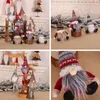 Ornement de Noël tricoté en peluche Gnome poupée arbre de Noël tenture murale pendentif vacances décor cadeau arbre décorations WX9-1636