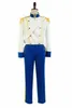 Den lilla sjöjungfrun Prince Eric Cosplay Costume dräktutrustning män full set306m