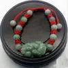 pulsera de piedra de jade rojo