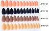 Tamax na074 24pcs matte falska naglar matt färgade tråkiga falska nageltips för nagelförlängning manikyr nail art tillbehör kit