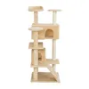 New52 quotcat Climbing Tower Shared Cat039S Nest Cat Grabing Board Pet Kitten Spela CAT039S NOE BEIGE7736199