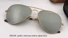 Wholesale- new summer hot sale Mirror aviation Sunglasses Men Women Vintage Design de sol masculino brand UV400 gafas 55mm 58mm 62mm2651463