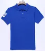 USA Fashion Mens Polo Solid Polo Big Horse Broidered Brand Racing Sport Golf Polos Blanc Blue Blue Brun noir S2xl 15 Colors7217732