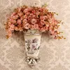 Американская ретро настенная висящая смола ваза ваза стена цветочный горшок корзина дома гостиная фона орнамент украшения ремесел подвеска