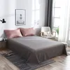 Biancheria da letto laterale AB, set di biancheria da letto semplice e solida. Set copripiumino moderno, king size, letto matrimoniale completo, lenzuolo piatto, 16 colori