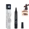 SUAKE 3D Microblading Eyebrow Tattoo Pen 4 Fork Tips Fine Sketch Liquid Eyebrow Pencil Waterproof Eyebrow Tint Makeup 4 Colors9187635