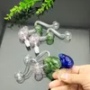 Smoking Pipe Mini Hookah glass bongs Colorful Metal Shape Classic Hot Selling Frog Football Glass Pot