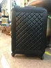 18 Famoso Designeren3 Pezzo espandibile 20Inch 24Inch 28Inch Nero Elegante Valigia ABS Trolley Case Hardside Spinner Bagaglio Personalizzato t