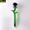 HORNET Roken Glas Dabber Gereedschap Verschillende Patroon 130 MM Booreilanden Dab Stick Carving Tool Voor E Nail Quartz Banger Rook Waterpijp Mix Groothandel