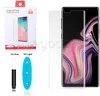 Pour S10 Plus S10e UV Liquide Full Glue Protecteur d'écran Case Friendly Trempé Verre UV Lumière pour Samsung Note 9 S9 Galaxy S8 Plus dans la Boîte