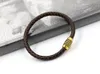 Weave Lederen Armband Charm Zilver Goud Magnetische Sluiting Braid Armbanden Polsband Manchet Dames Mannen Mode-sieraden Will en Sandy Drop Ship