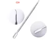 Stainless Steel Double Ended Nail Pusher Spoon Romover Cuticle Manicure Pedicure Nail Cleaner Tools Cuticle Pusher for Nail