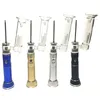 Tragbare Wachsstift E-Zigarett DAB-Rig-Zeit plus Wachs-Verdampfer 2500mAh 18650 Glas-Blase-Wasserbong-Kits