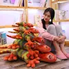Big Lizard Doll Simulation Chameleon Plush Toy Doll Spoof för vuxna barn gåva halloween rekvisita dy507248692376