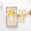 Goldene Hochzeit Souvenirs Digital 50 Flaschenöffner 50. Geburtstag Jubiläumsgeschenk für Gäste Partybevorzugung RRA2526