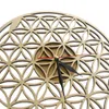 Flower of Life Intersect Rings Geometrische Houten Wandklok Heilige Geometrie Lasergesneden Klok Horloge Housewarming Gift Room Decor Y2009354128