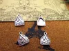 60 Stück - Haus-Charms, antike tibetische Silber-Haus-Charm-Anhänger, 17 x 13 mm