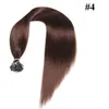 Queratina vara Extensões de cabelo humano 400strands 0,5 g / s 18" 20" 22" 24" Indian Remy I ponta na extensão do cabelo