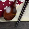100set/lot Japanese Natural Wooden Tableware With Cloth Packing Kit Restaurant Dining Room Dinnerware Set Christmas Gift