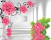 Aangepaste foto 3d behang uitbreiding ruimte delicate bloemen woonkamer slaapkamer tv achtergrond muur zijde muurschildering behang