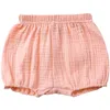 Godisfärg barn pojkar shorts sommar bomull barn coola kläder casual baby flickor byxa barn pojke strand byxor småbarn bloomers5844706