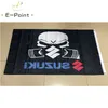 Japan Suzuki Autorennen-Flagge, 3 x 5 Fuß (90 cm x 150 cm), Polyester-Flaggen, Banner-Dekoration, fliegender Hausgarten, festliche Geschenke