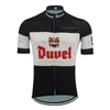 Classic Black Jersey Set Duvel Ropa Cykel Man Suit MTB Cykling Kläder Andningsbar Snabbtorkande Ciclismo Bike Kläder Öl