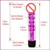 Wibrator Dildo Fałszywy wibracyjny pręta Realistyczne Spojrzenie Seks Toy Wodoodporny Penis Vibrador Bezpieczne Jelly CILT Vibrator Seks Produkt dla kobiet Epacket