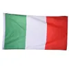 1 datorer Italien flagga 90*150 cm / 3*5 ft Big Hanging Italy National Country Flag Italian Banner som används för festivalheminredning