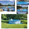 Intex 30576 CM Cadre ronde au-dessus du sol Ensemble de piscine 2020 Modèle Famille Ponde Filtre Puille Pumpe Métal Structure 9041286