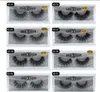 in stock Imitated Mink eyelashes 20 styles 3D False Eyelashes Soft Natural Thick Fake Eyelash 3D Eye Lashes mink false eyelash ottie