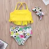 Nouveau été bébé filles maillot de bain enfant en bas âge pastèque maillot de bain floral vacances plage enfants maillot de bain 6081534