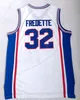 Jimmer Fredette #32 Shanghai Sharks Baskettröja för män Vit S-2XL Sportskjorta med alla sömmar Partihandel Drop Shipping