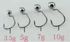 Hög Quanlity -ägare Hooks Ultrahead Bullet Rig Soft Worms Hook 35G5G7G10G Lead Jig Head Crank Hook7089257