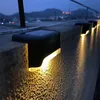 Solar Garden Lights Led Dek Outdoor Lighting IP65 Waterdichte Outdoor Gardenn Pathways Patio Trappen Stappen Hek voor stap trappen Pathway Walkway Garden