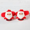 New Christmas Snowman Santa Claus Hairband Hair Rope Ring kids Ponytail Holder Baby Girls Hair Accessories