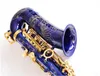アルトサックスジャパンスズキブランド新しいサックスeフラットアルト高品質の青とケースプロフェッショナル楽器