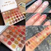 Fashion 35 Colors Brown Orange Matte Pearlescent Glitter Sequins Eyeshadow Palette Pigment Eye Shadow Makeup Palette Cosmetics