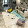 Carpet for Living Room Children Rug Kids Decoration Home Hallway Floor Bedroom Bedside Mats 3D Geometric Pattern carpets