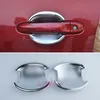 For Nissan Juke Door Handle Bowl Insert Trim 2011 2012 2013 2014 2015 2016 2017 ABS 2pcs Chrome Detector Car Styling Accessories