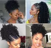 Afro Kinky Curly Human Hair Ponytail dla czarnych kobiet Brazylijskie Virgin Hair Fair Ponytail Hair Hair Extensions 824 cala