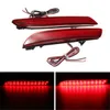 Freeshipping 2Pcs 24 LED Rear Bumper Reflector Tail Brake Stop Running Turning Light Fog Lamp For Honda/CR-Z/CR-V