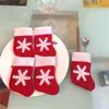 Dekoracje świąteczne 12 sztuk/set mini pończochy okładki obiadowej na przyjęciu na festiwal drzew świąteczny