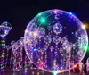 Balão bobo claro sem rugas 50 peças com fio de tira led 3m luminoso balões led decoração de casamento festa de aniversário brinquedo st588