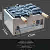 ZU VERKAUFEN Offener Waffeleisen Elektrische Taiyaki-Maschine Koreanisches Taiyaki-Eis Waffeleisen in Fischform