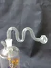 Glas M Kesselbongs Ölbrennerpfeifen Wasserpfeifen Glaspfeifen-Rigs Rauchen