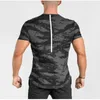 Camiseta de marca de moda de verano con cuello redondo para hombre, camiseta ajustada de manga corta, camisetas informales de algodón para hombre, tendencia de poliéster