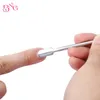 Bng 10pcs gümüş kütikül sökücü ikili itme tırnak kütikül itici manikür tırnak bakım aracı paslanmaz çelik nagelriem pusher8109950